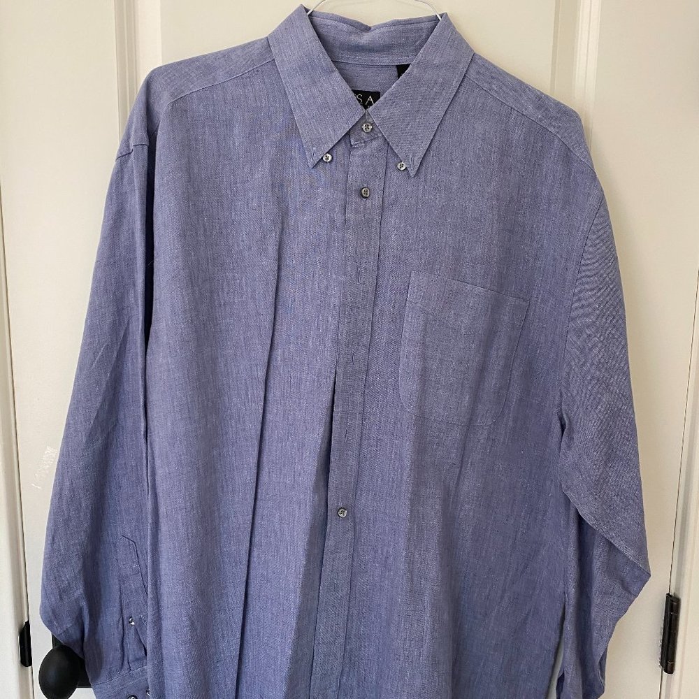 Jos A Bank Mens Size XL Long-sleeve Button Down